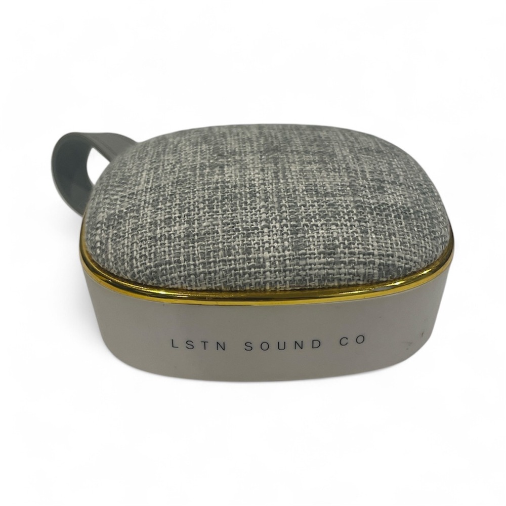 LSTN Sound Co. Wireless Bluetooth Speaker - Portable, Gray Fabric Tesred & Works